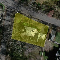 218 Franklin St, Newton MA  02458-2330 aerial view