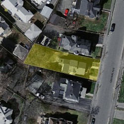 11 Central Ave, Newton MA 02460-1706 aerial view