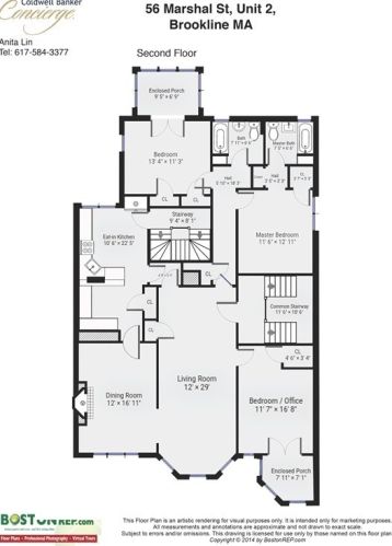 56 Marshal St, Brookline MA  02446-5423 exterior