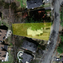 27 Cotter Rd, Newton MA 02468-1035 aerial view