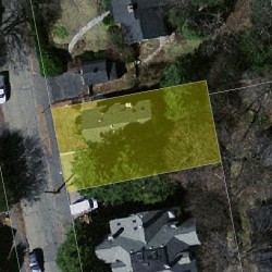 24 Chester St, Newton MA  02461-1416 aerial view