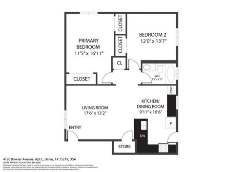 4120 Bowser Ave, Dallas TX  75219-3718 exterior