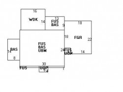 796 Walnut St, Newton MA 02459-1717 floor plan