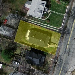 163 Cherry St, Newton MA 02465-1241 aerial view