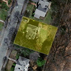 76 Day St, Newton MA 02466-2916 aerial view