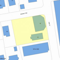 81 Oak St, Newton MA 02464-9998 plot plan