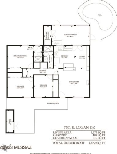 7601 Logan Dr, Tucson AZ  85730-3408 exterior