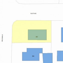 380 Waltham St, Newton MA 02465-1935 plot plan