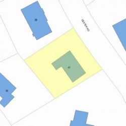 45 Dexter Rd, Newton MA 02460-2317 plot plan