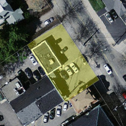 1149 Walnut St, Newton MA 02461-1242 aerial view