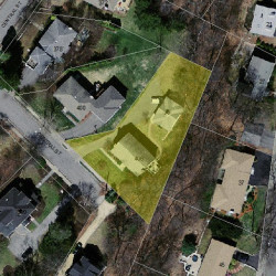 406 Central St, Newton MA 02466-2205 aerial view