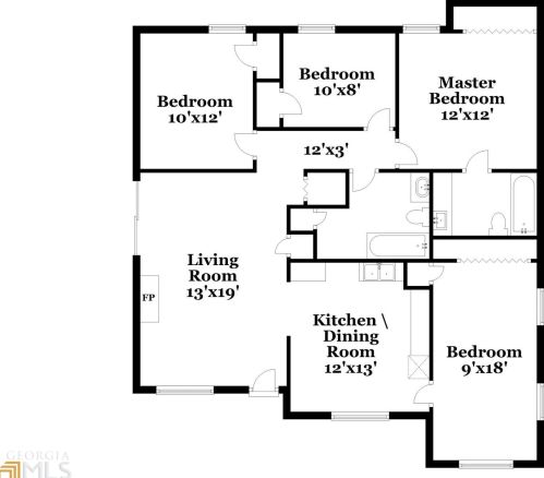 6110 Creekford Dr, Lithonia GA  30058-7961 exterior