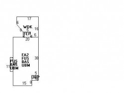 15 Jefferson St, Newton MA 02458-1709 floor plan