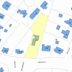 1905 Beacon St, Newton MA 02468-1441 plot plan