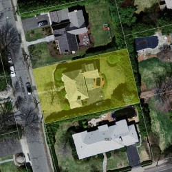 11 Ferncroft Rd, Newton MA 02468-1213 aerial view