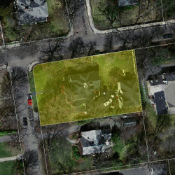 8 Sylvan Ave, Newton MA 02465-3016 aerial view