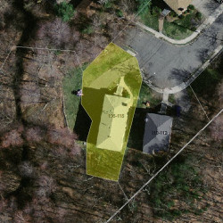 118 Louise Rd, Boston MA  02467-1914 aerial view