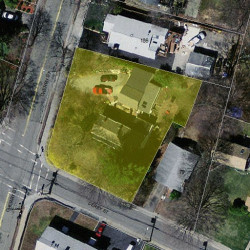 87 Derby St, Newton MA 02465-1654 aerial view