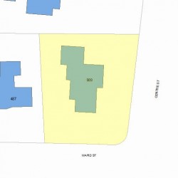 989 Centre St, Newton MA 02459-1267 plot plan