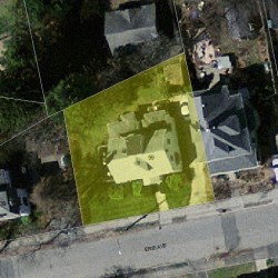 99 Erie Ave, Newton MA 02461-1515 aerial view