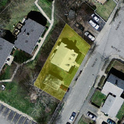 25 Saco St, Newton MA 02464-1339 aerial view