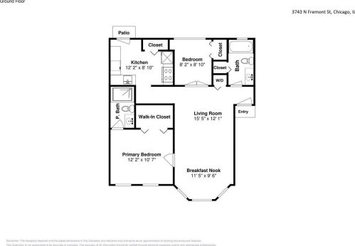 3743 Fremont St, Chicago IL  60613-3921 exterior