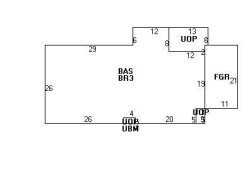 38 Kendall Rd, Newton MA 02459-2623 floor plan