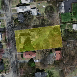 192 Melrose St, Newton MA 02466-1111 aerial view