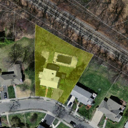 32 Stanley Rd, Newton MA  02468-2338 aerial view