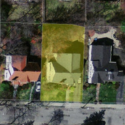 101 Parker Ave, Newton MA 02461-1814 aerial view