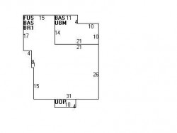 203 Chapel St, Newton MA 02458-1307 floor plan
