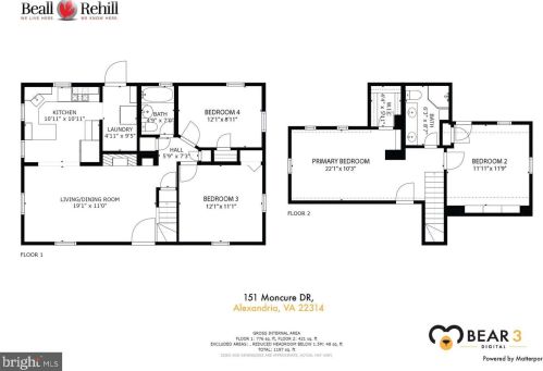 151 Moncure Dr, Alexandria VA 22314-4946 exterior