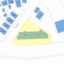 26 Elliot St, Newton MA 02461-1605 plot plan