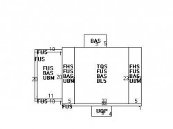 44 Charlotte Rd, Newton MA  02459-1708 floor plan