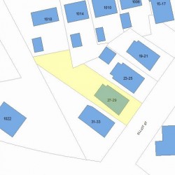 29 Elliot St, Newton MA 02461-1604 plot plan