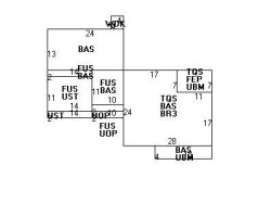 1 Cornell St, Newton MA 02462-1105 floor plan