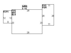 124 Nevada St, Newton MA  02460-1130 floor plan