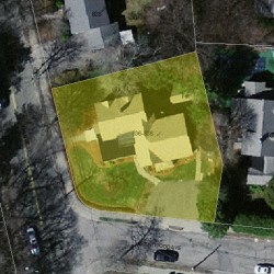 836 Walnut St, Newton MA 02459-1717 aerial view