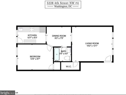 5228 4 St, Washington DC 20003-3481 exterior