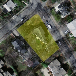 6 Floral St, Newton MA 02461-1245 aerial view