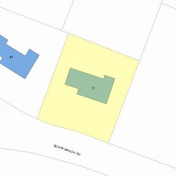 31 Bonnybrook Rd, Newton MA 02468-1001 plot plan