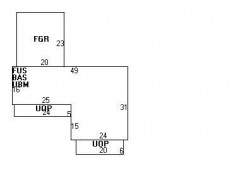 234 Church St, Newton MA  02458-1903 floor plan