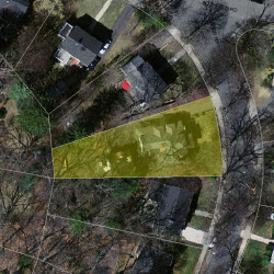 15 Burr Rd, Newton MA  02459-1403 aerial view