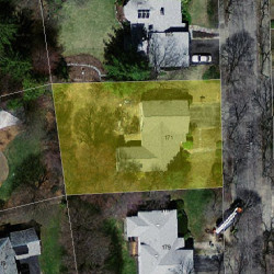 171 Paulson Rd, Newton MA 02468-1231 aerial view