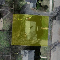 111 Upland Ave, Newton MA  02461-2112 aerial view