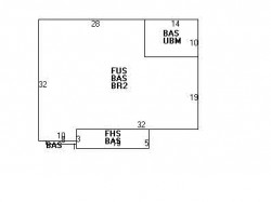 38 Wauwinet Rd, Newton MA 02465-2957 floor plan