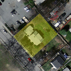 30 Hawthorn St, Newton MA  02458-1215 aerial view