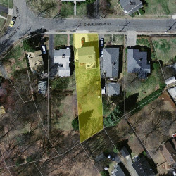 18 Charlemont St, Newton MA  02461-1908 aerial view