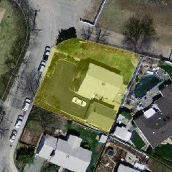 62 Farwell St, Newton MA 02460-1005 aerial view