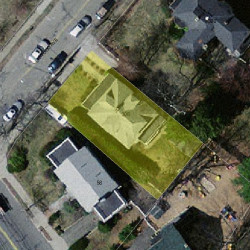306 Linwood Ave, Newton MA 02460-1329 aerial view